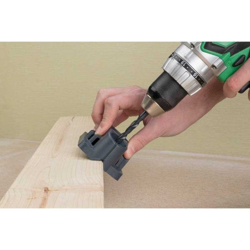 wolfcraft Guida di Foratura Mobile per Punte Forstner e Cilindriche - 6
