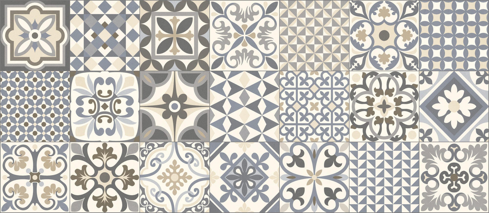 Dywan zewnętrzny/wewnętrzny z PVC o płaskim splocie z antypoślizgowym spodem Heritage szary 48x110cm