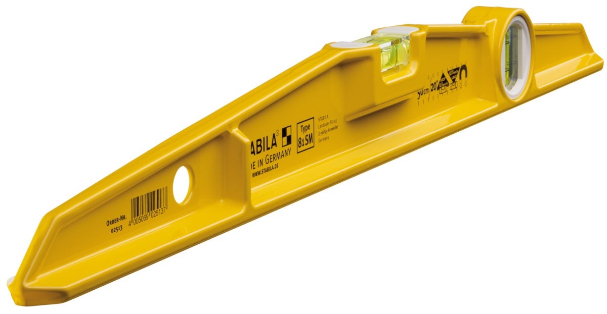 Nivel de burbuja modelo 81 SM Torpedo, 25 cm Stabila