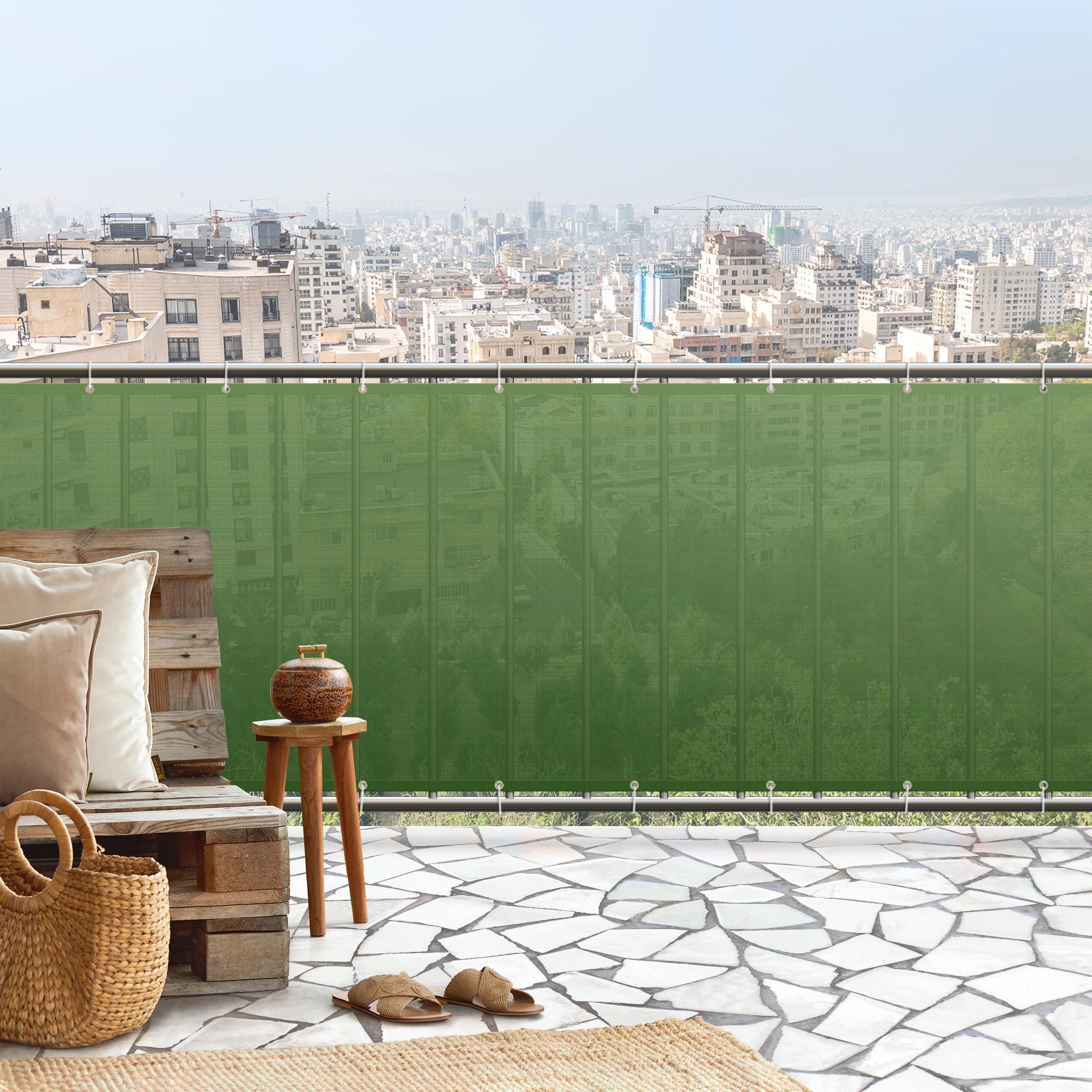 Brise vue Pour Balcon D grad De Couleur Verte 200 X 100 Cm Leroy brise-vue-pour-balcon-d-grad-de-couleur-verte-200-x-100-cm-leroy