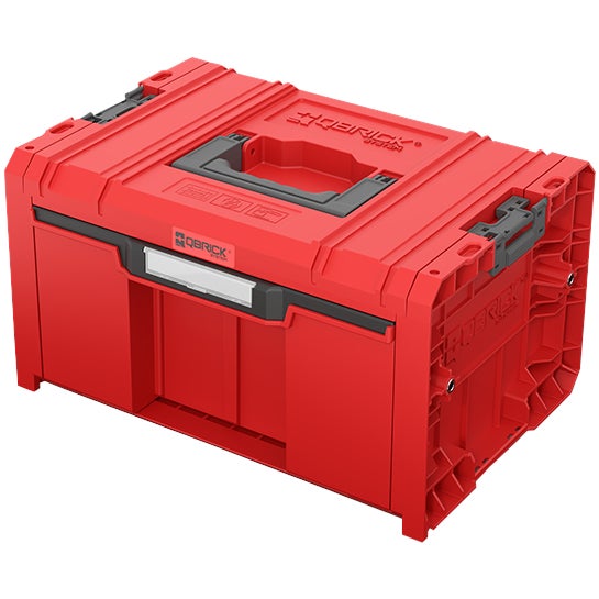 QBRICK PRO SKRZYNKA NARZĘDZIOWA 450x310x244 DRAWER 1 TOOLBOX 2.0 RED ULTRA