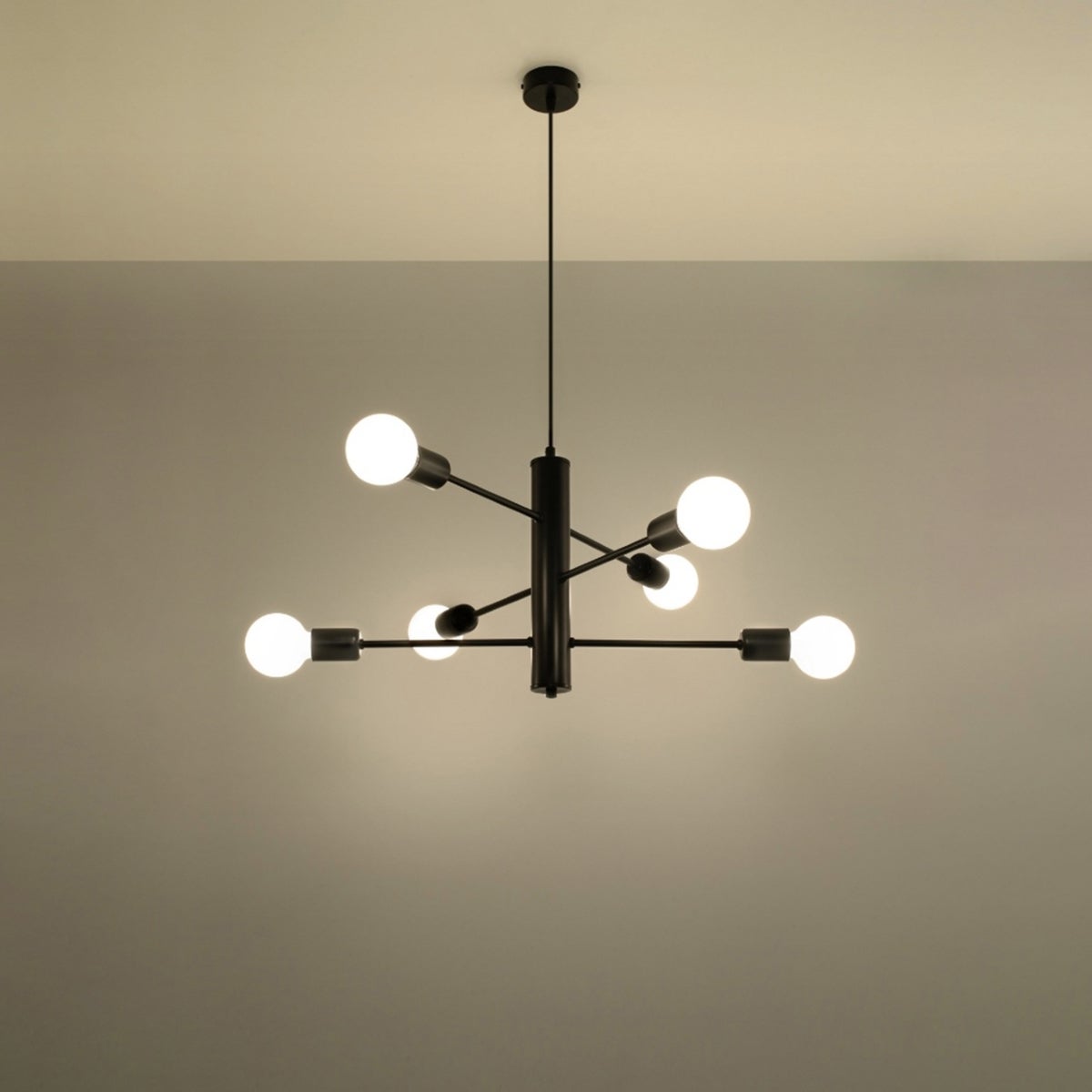 Żyrandol LUXRA 6 LED 3000K - 60x60x85cm Sollux