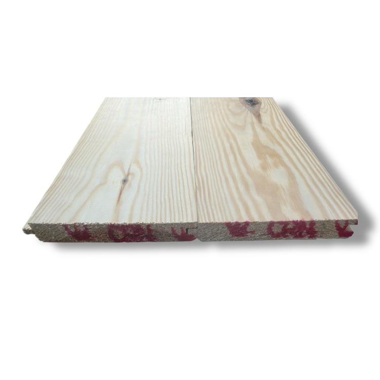 Embalagem de 10 tábuas de revestimento de encaixe macho e fêmea em pinho, com um lado chanfrado (natural), 2,40 m²/caixa, 2 x 12 x 200 cm - 7