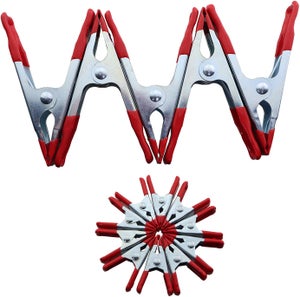 D.RECT Pinces Clip Métalliques – Lot De 48 Pinces à Documents Robustes 15/19/25/32 Mm – Clips à Papier Noirs Pour Bureau, Maison, École – Idéales Pour Feuilles, Dossiers Et Factures