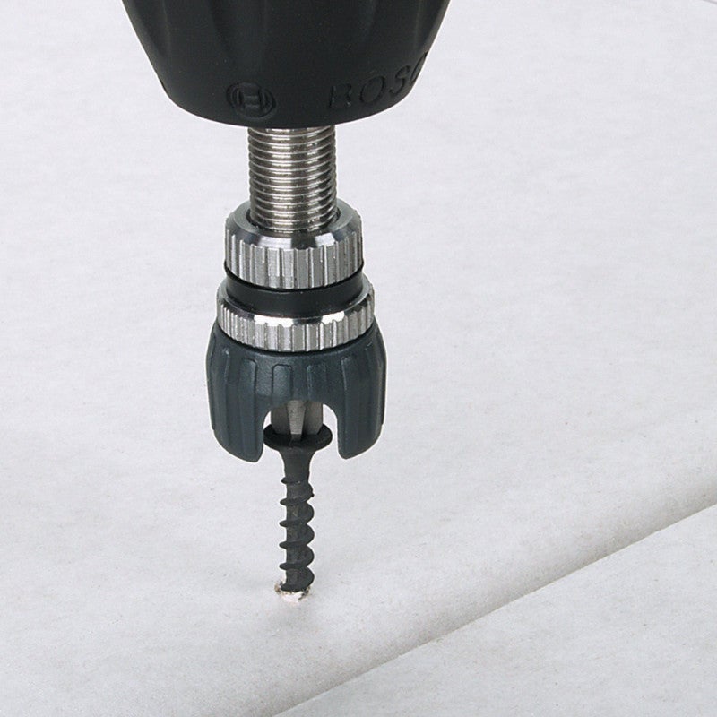 WOLFCRAFT 4055000 - Portapuntas con tope profundidad. Profundidad de atornillado ajustable. Incluye punta Philips 2 - 2