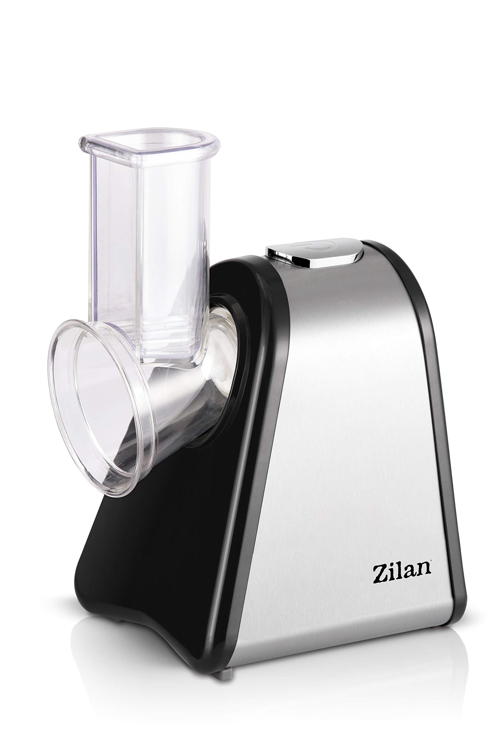 Affettaverdure Elettrico Zilan 4 In 1 200W | Grattugia Affettatrice Pelatrice Tritatutto Per Frutta E Verdura