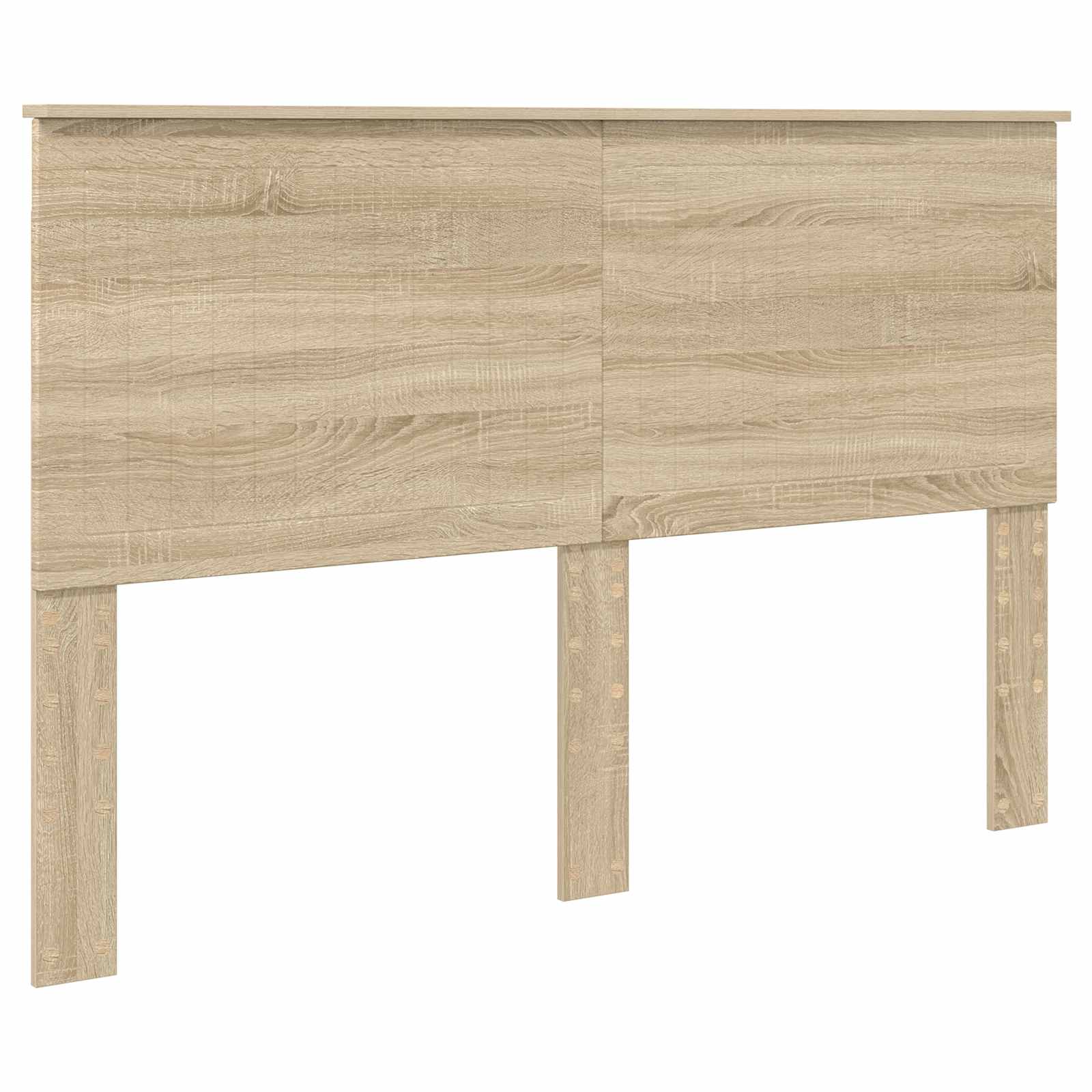 Cadre de lit chêne 150 x 200 cm bois de pin massif - 6