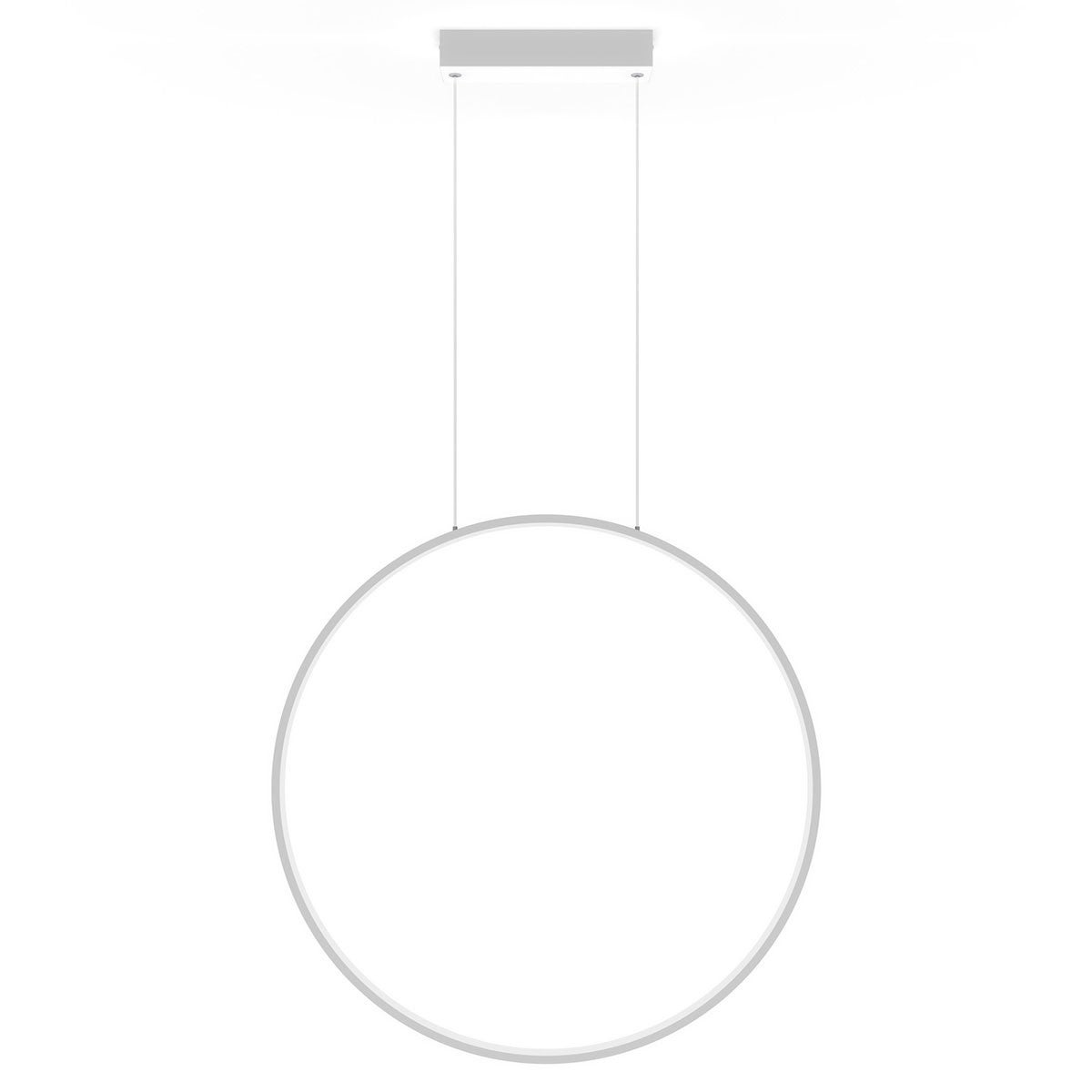 Lampa wisząca MIRROR LED 47W Odcienie bieli 5230lm - 5580lm - 5300lm biała wym: 120 x 90 x 1,5 cm Light Prestige