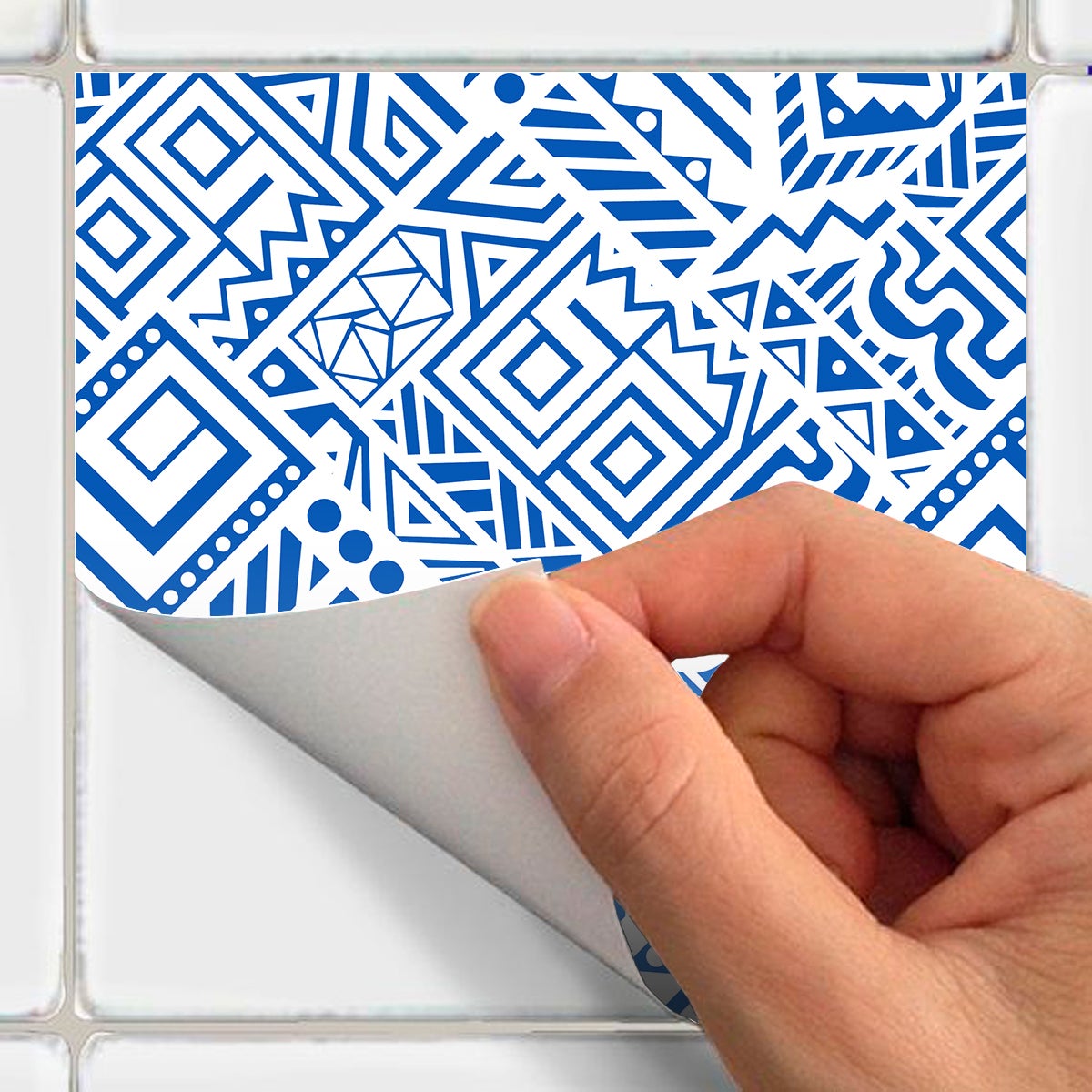 9 adesivi piastrelle boemo Sahale - Sticker adesivo - adesivi murali - 9stickers15x15cm - 4