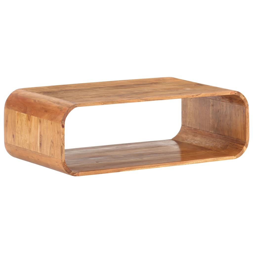 Stolik kawowy, 90 x 50 x 30 cm, lite drewno akacjowe - 9