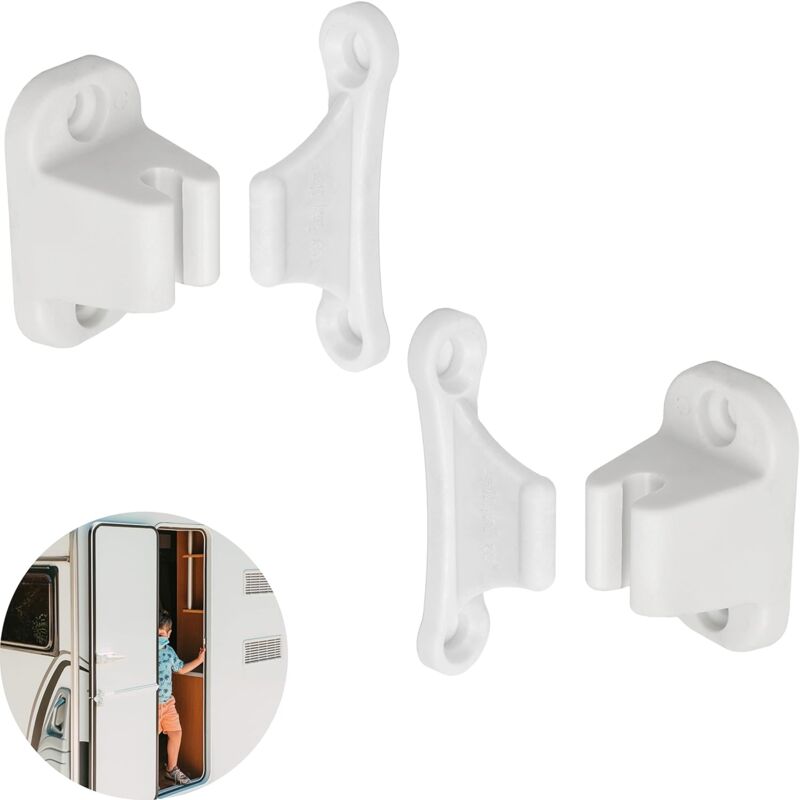 Serratura Cassetto Caravan Serratura Per Cassetto Camper Riloer RV - Con Manopola, Per Armadi, Mobili, Spessore 14-16 Mm, Foro 20 Mm Ricambi Vr Camper
