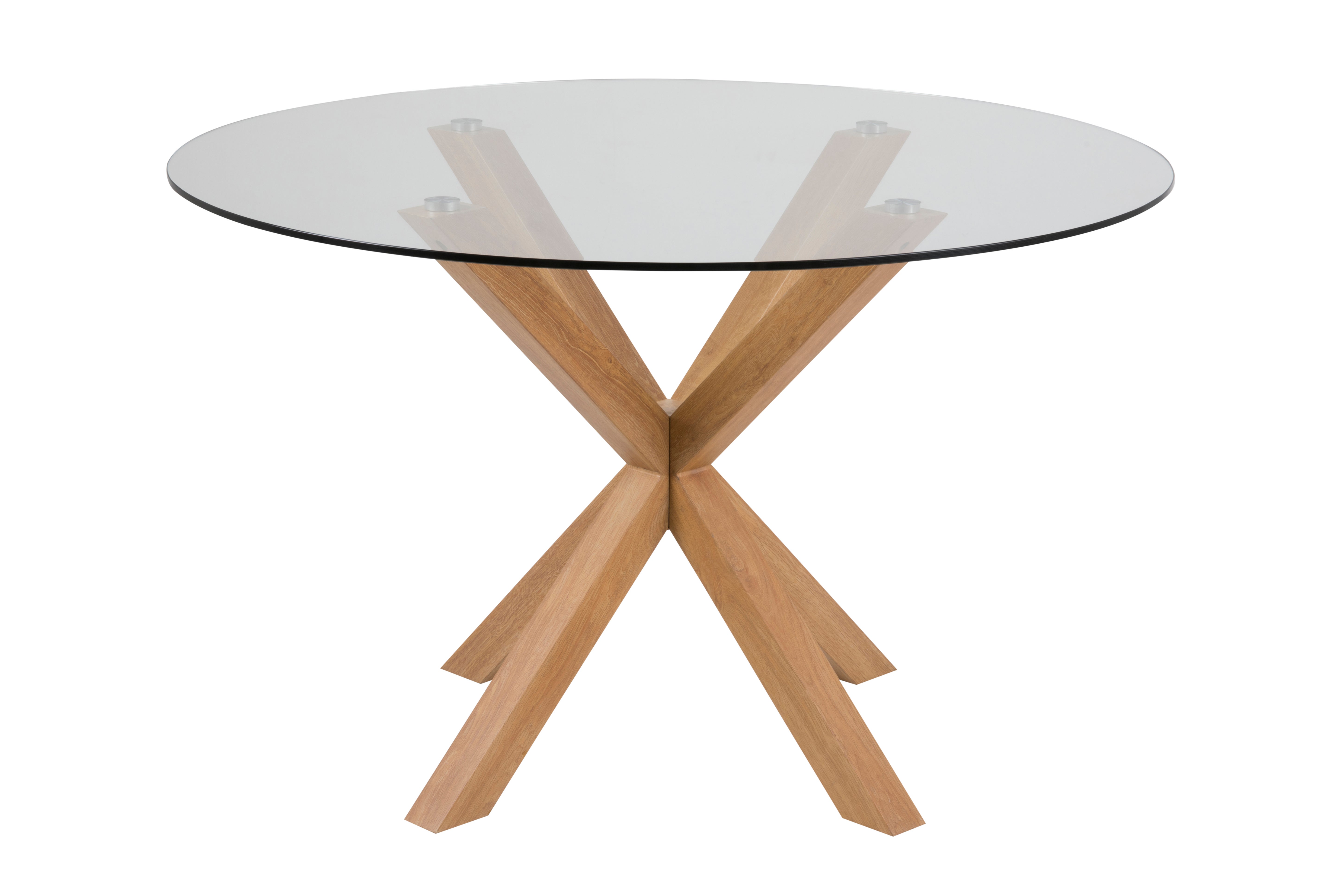 Helium stół do jadalni szkło.