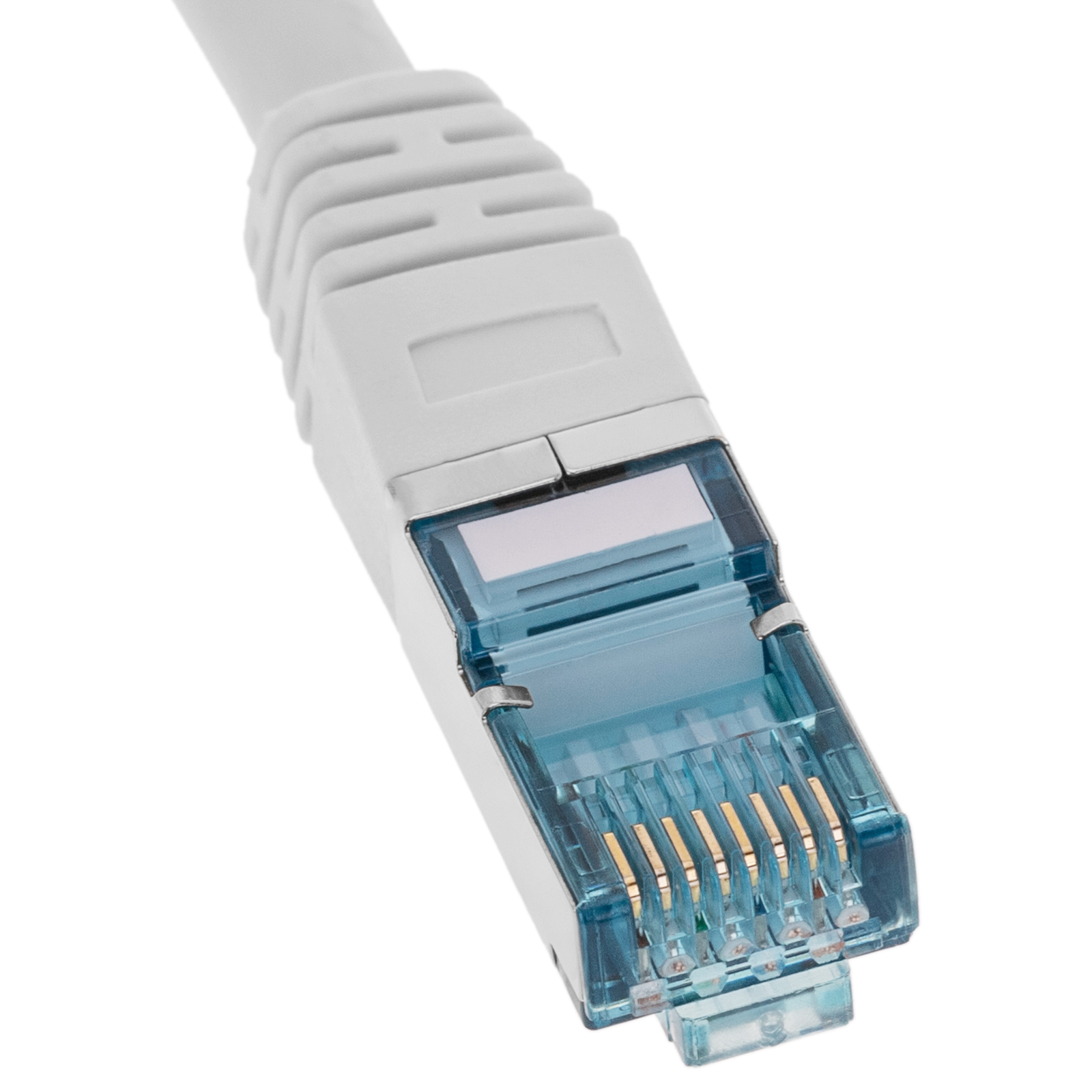 Câble réseau Ethernet SSTP Cat.7 blanc 1 m - 2