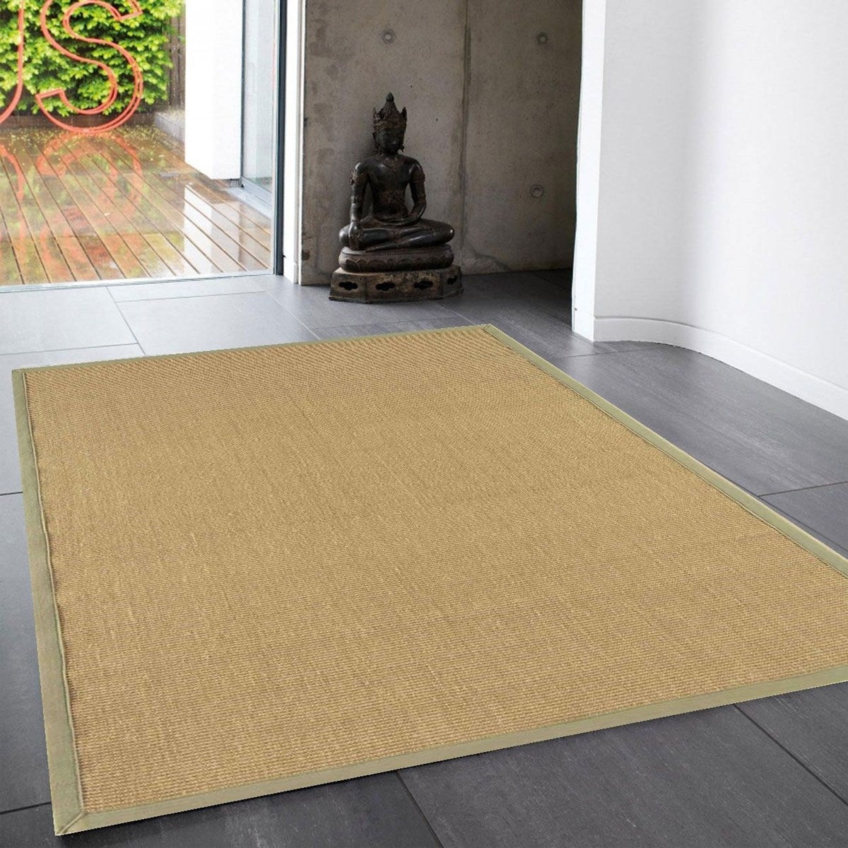 Tapis sisal et coton LINDO 240x340 cm - 2