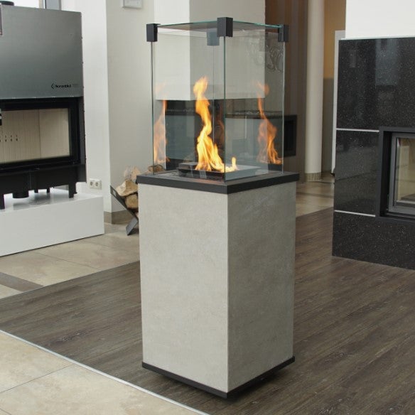 CHAUFFAGE EXTÉRIEUR GAZ PATIO MINI QUARZ OXIDE GRIGIO CONTRÔLE MANUEL 8,2 KW
