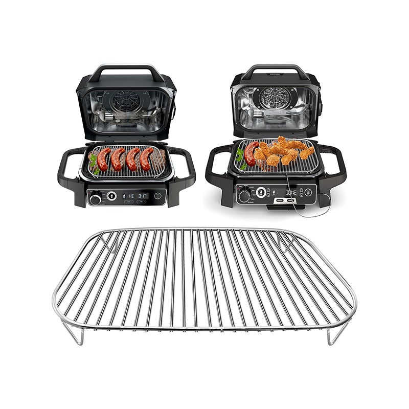 Ninja OG701 OG751 Woodfire 7 w 1 grill i wędzarnia oraz inne akcesoria do frytkownicy beztłuszczowej elektrycznej zasilanej drewnem - 31*21*3.5 cm