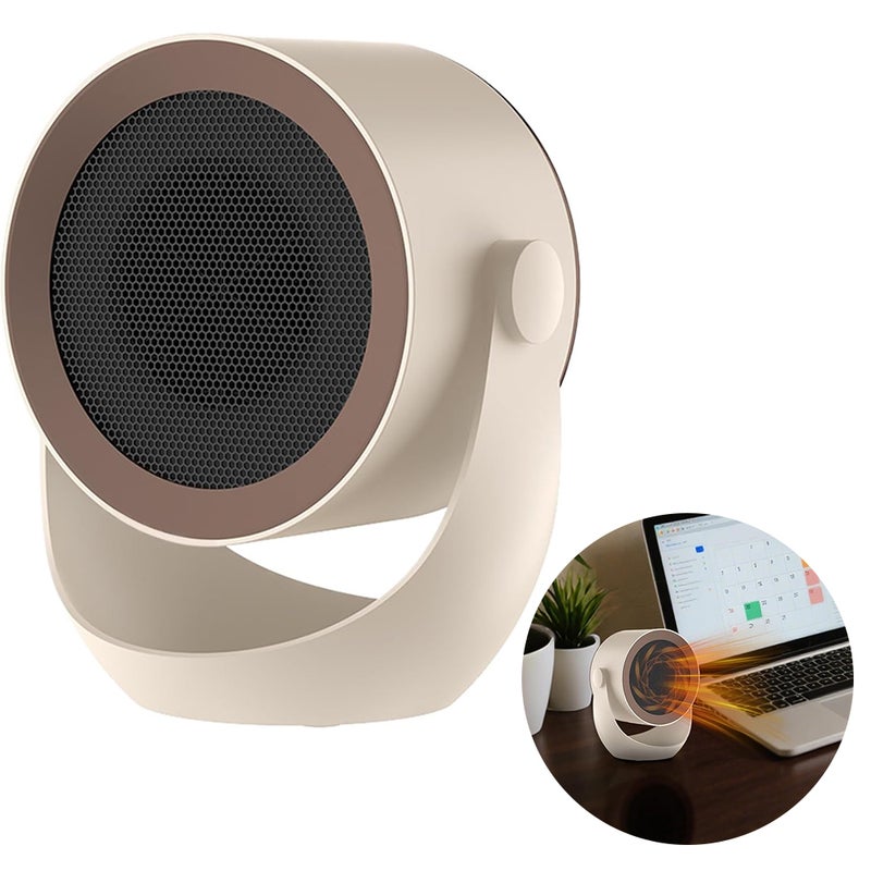 Grzejnik z wentylatorem 2 w 1 – dwa ustawienia temperatury, 200°F, regulowany w zakresie 90 stopni – cichy, mini grzejnik elektryczny