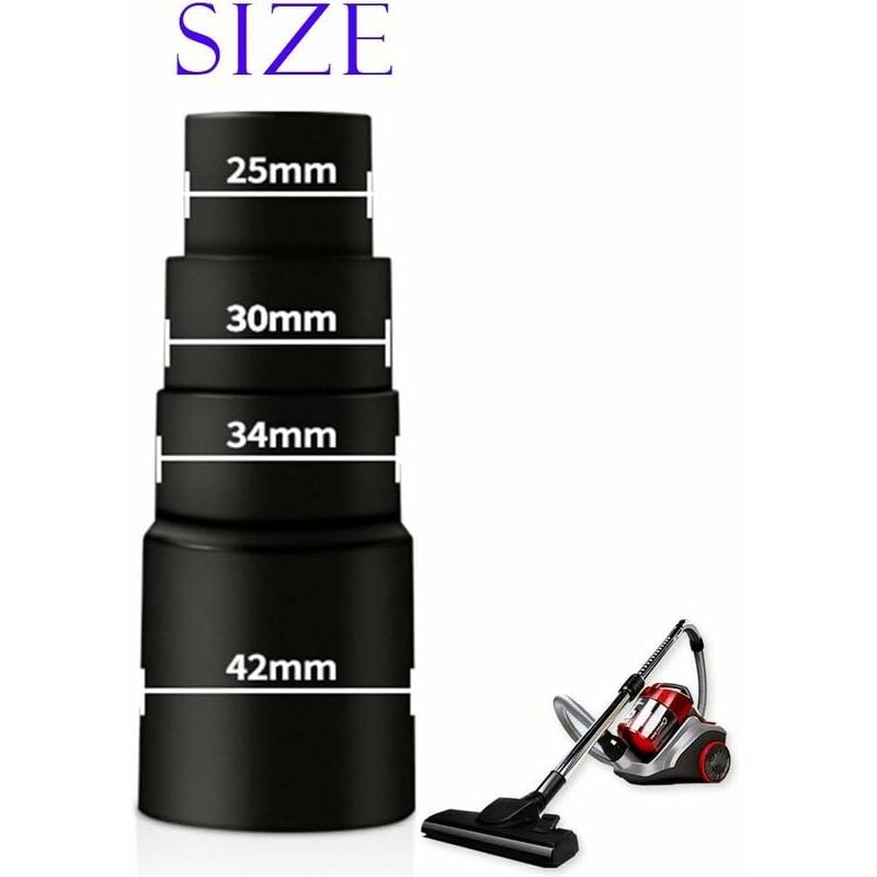 2 Adattatori Per Tubo Aspirapolvere JUMBO - Riduttori Universali Per Bosch, Makita, Kärcher | Accessori Utensili