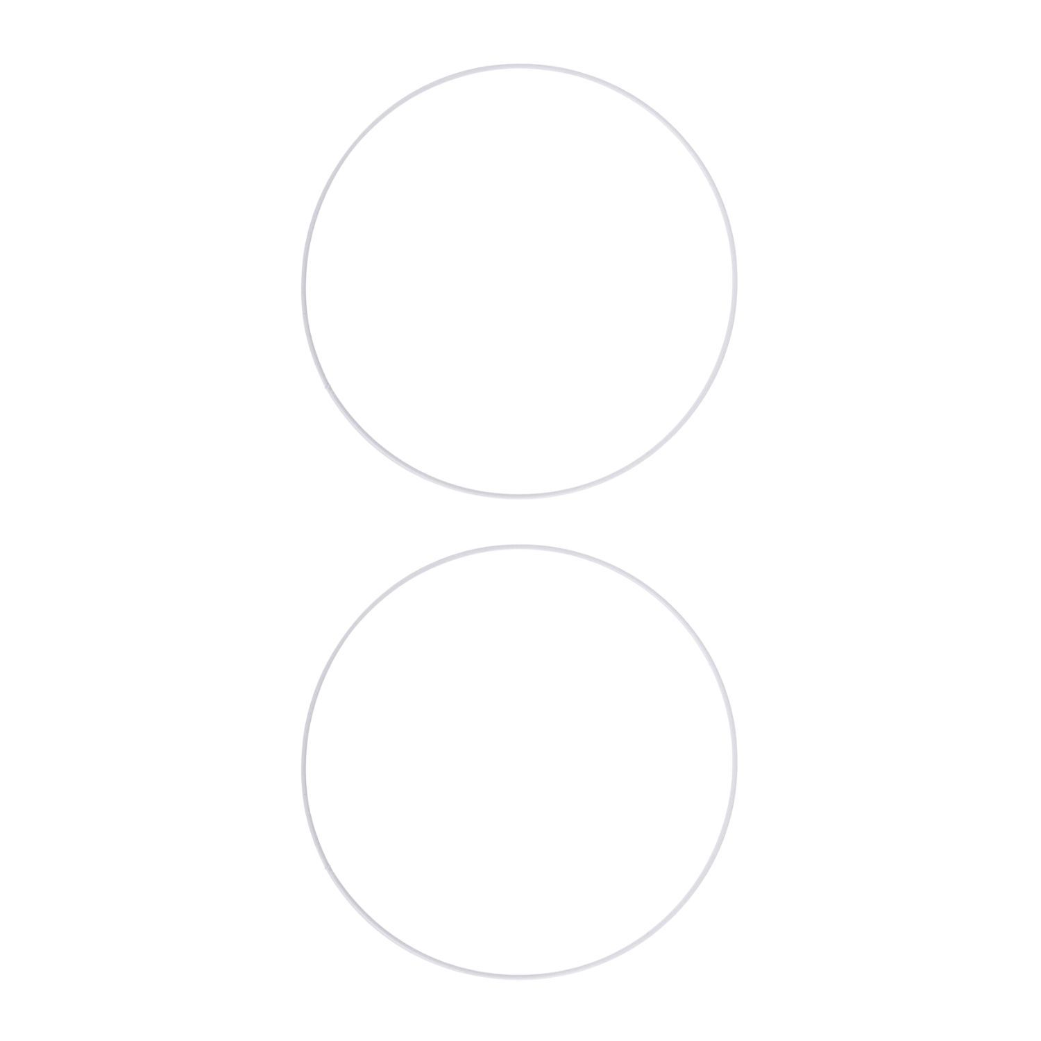 Rayher Lot De 10 Anneaux Métalliques Dorés Mat 25 Cm Ø – Idéal Pour Capteurs De Rêves, Mandalas, Couronnes & Déco Bohème
