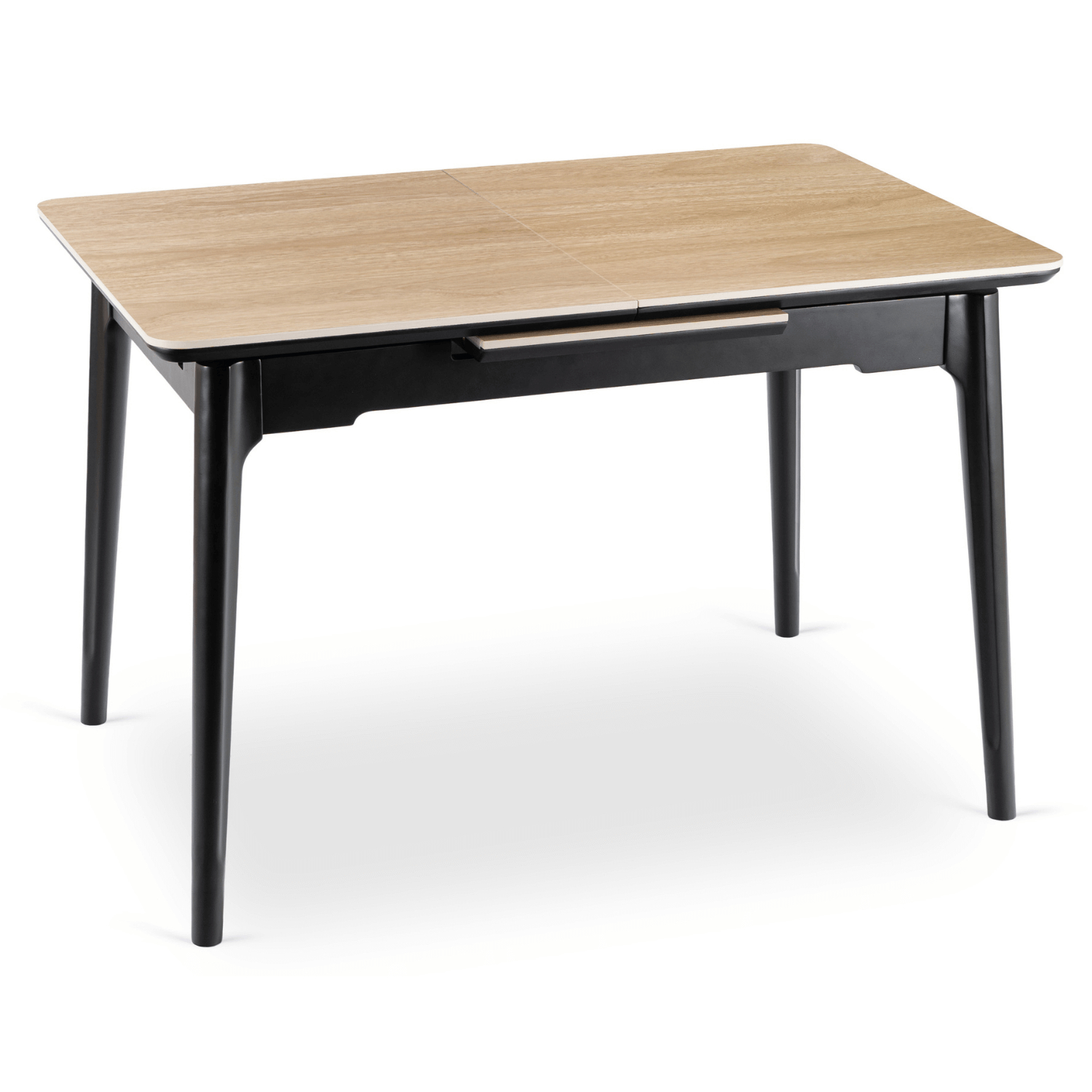 Stół Ceramiczny Rozkładany Spiek Kwarcowy Do Jadalni Dąb SAMER 120/160