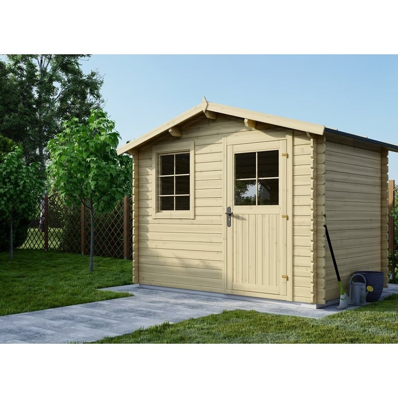 Domek ogrodowy ALTANKA 6 m2 - 3x2 m - 28 mm, drewniany, DOM472, 1szt.