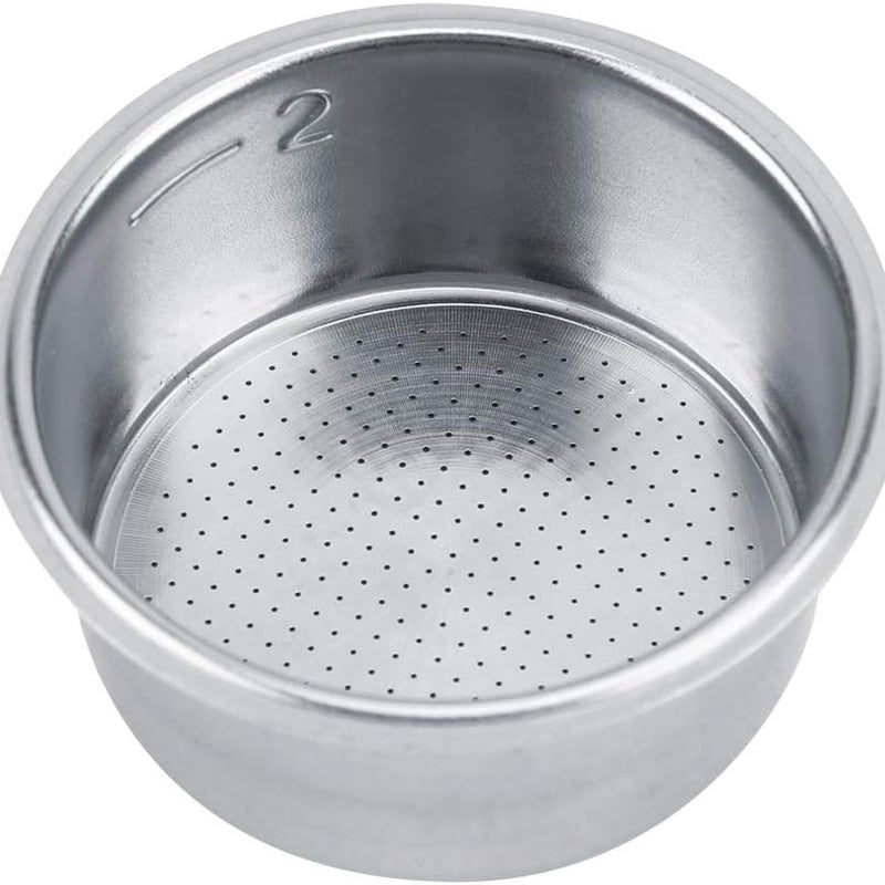 Filtr bezciśnieniowy 51 mm, filtr do kawy ze stali nierdzewnej, wielokrotnego użytku filtr do kawy przelewowej z sitkiem do ekspresu Breville