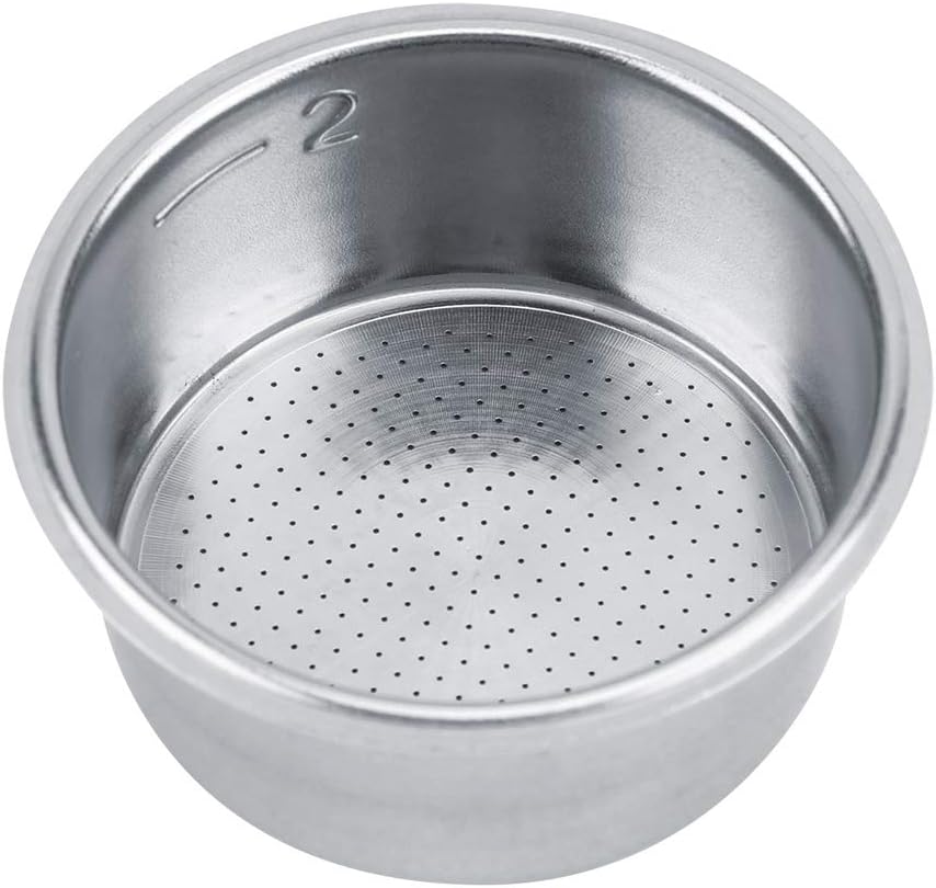Filtr bezciśnieniowy 51 mm, filtr do kawy ze stali nierdzewnej, wielokrotnego użytku filtr do kawy przelewowej z sitkiem do ekspresu Breville