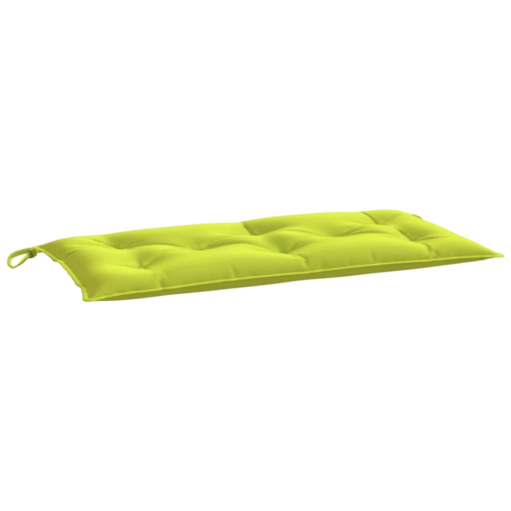 Cojín de banco de jardín tela Oxford verde claro 100x50x7 cm 100 x 50 x 7 cm / Verde - 2