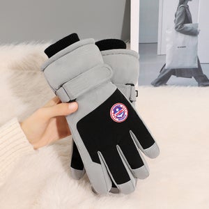 Gants D'hiver Imperméables Et Chauds - Compatibles écrans Tactiles, Semelle Antidérapante, Pour Ski, Vélo, Randonnée