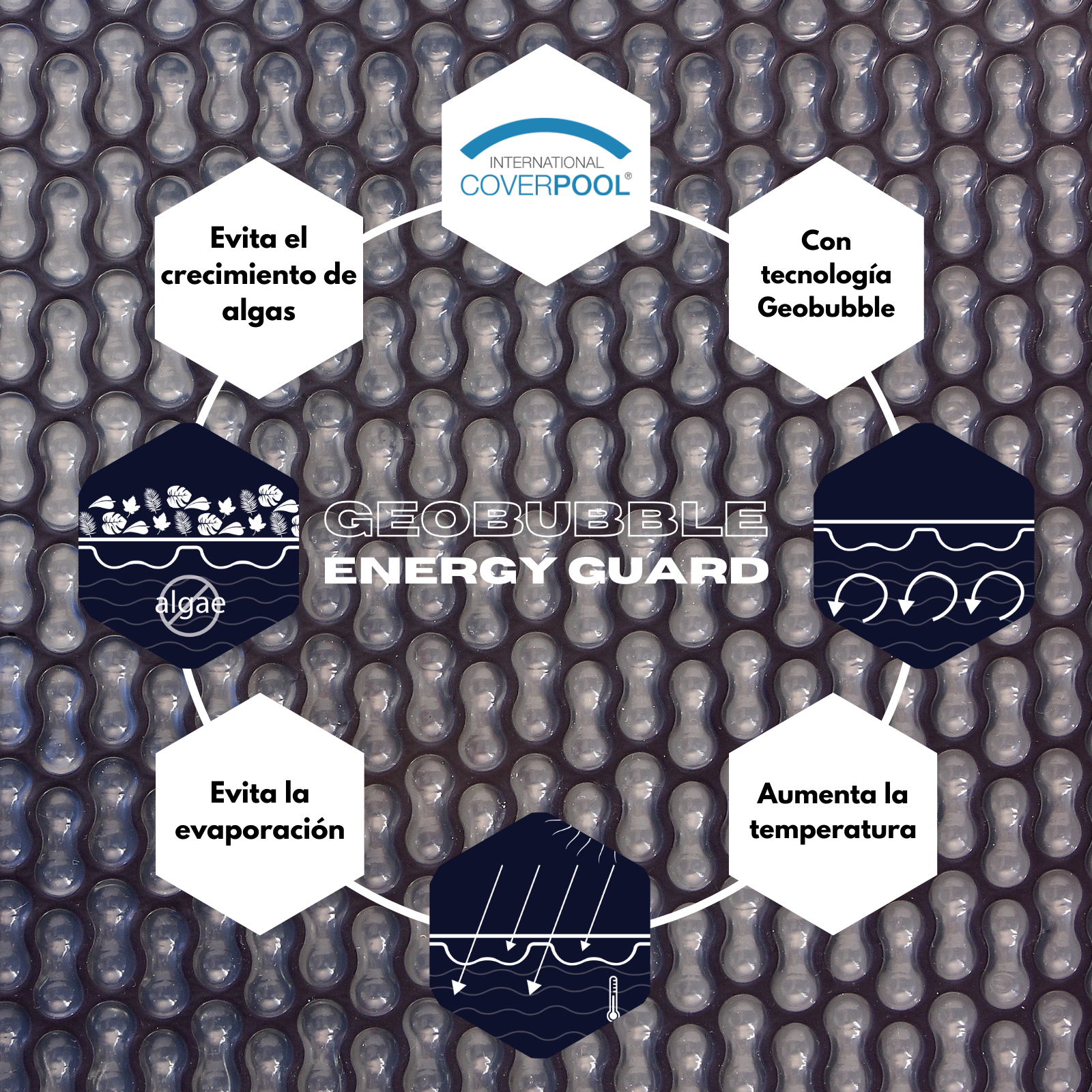 Bâche thermique 500 microns Geobubble Energy Guard de 5 x 2,5m sans renfort - 3