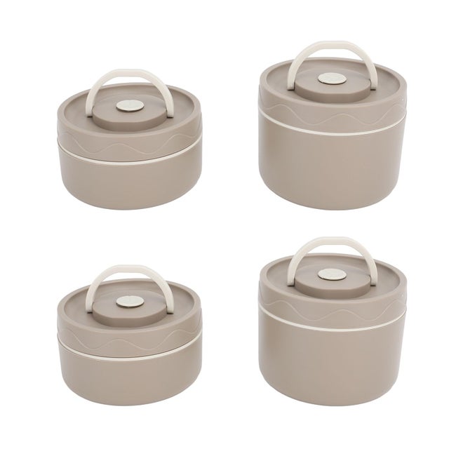 Lunch Box Bento impilabile in acciaio inossidabile per cibi caldi, Lunch Box per adulti Bento Box, Contenitore termico per alimenti a tenuta stagna co