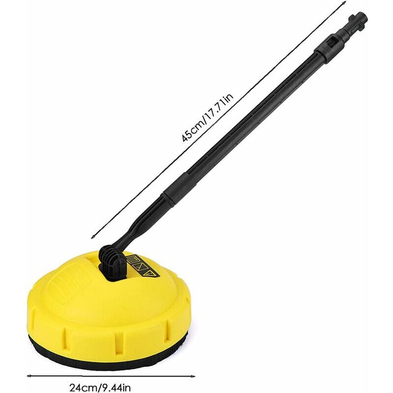 Brosse Rotative pour Karcher K, Nettoyeur de Surfaces Rotatives Nettoyeur de Terrasse à Paroi Supérieure pour Nettoyeurs Haute Pression - 4
