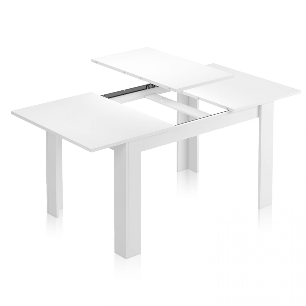 Table à manger THEA extensible L140/190cm - Blanc - 7