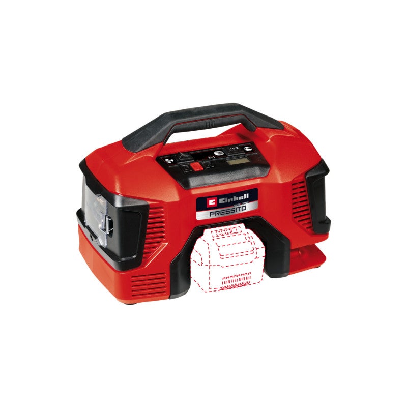 Compressore D'aria Senza Fili EID Per Batterie Einhell 18V - 150 PSI, Display Digitale, Per Auto, Bici, Palloni