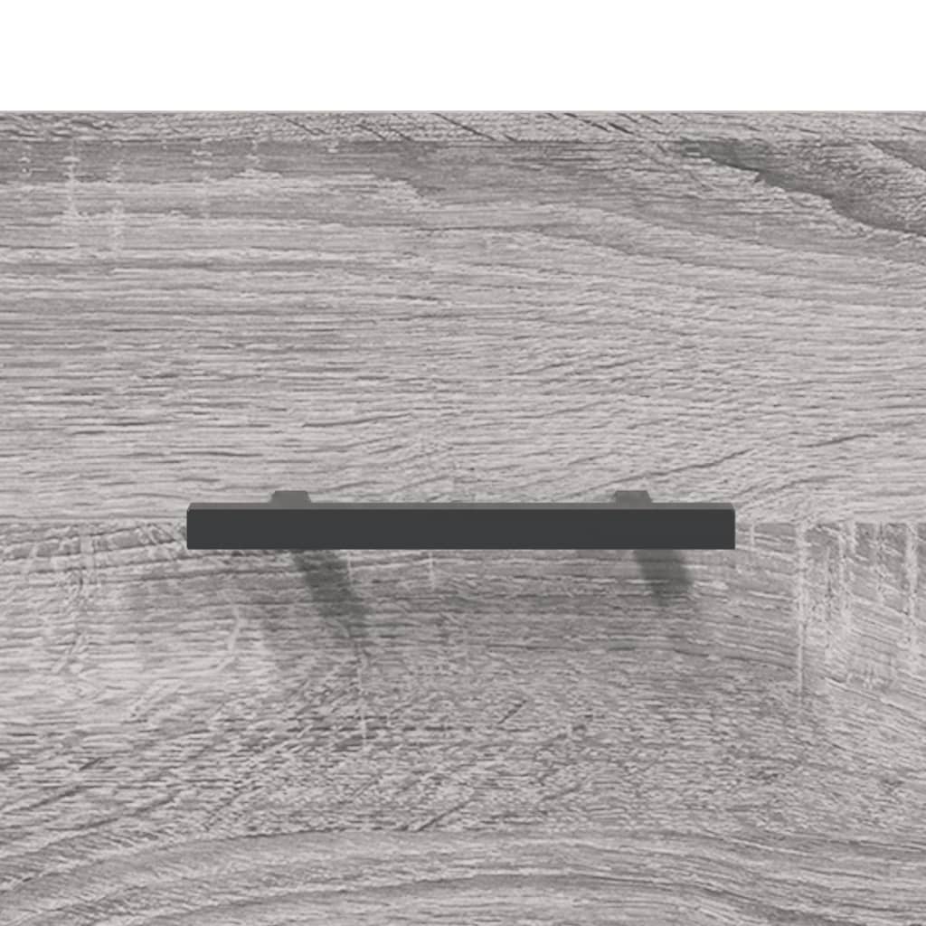 Meuble TV sonoma gris 150x36x30 bois d'ingénierie - 9