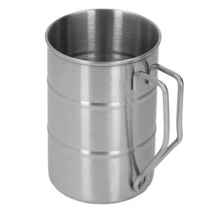 Jarra De Acero Inoxidable Con Tapa Y Asa - Capacidad Grande Para Bebidas Frías O Calientes, Ideal Para Café, Cerveza, Agua