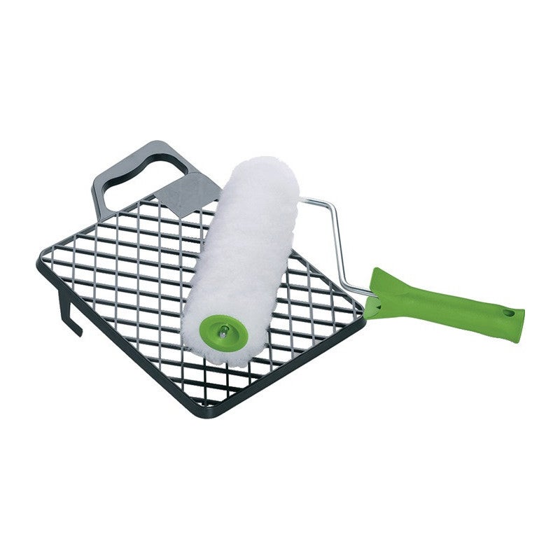 Rouleau De Peintre Vestan 18 Cm – Manche Complet, Poil Polyester 22 Mm, Poignée Plastique