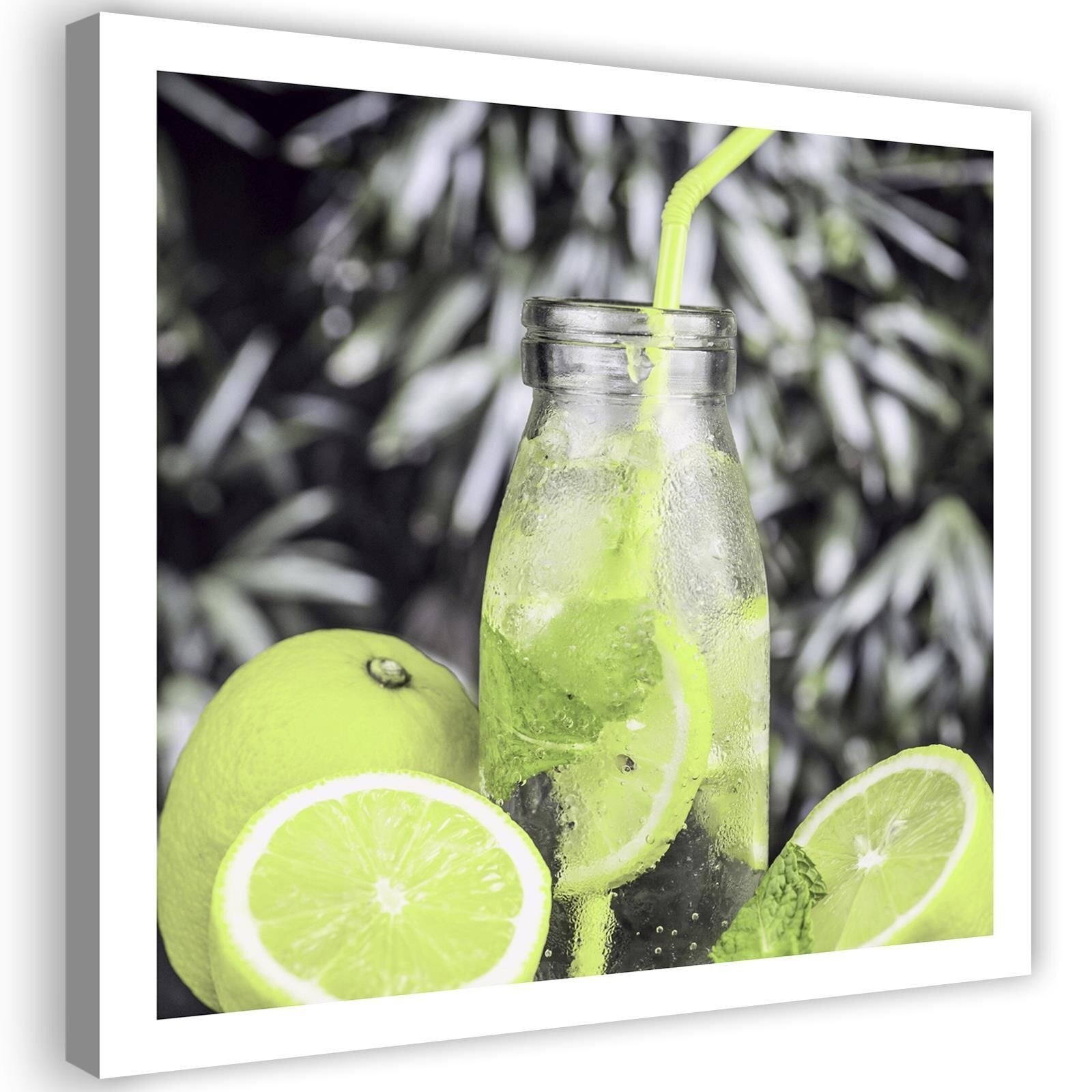 Obraz na płótnie, Napój i limonki 50x50