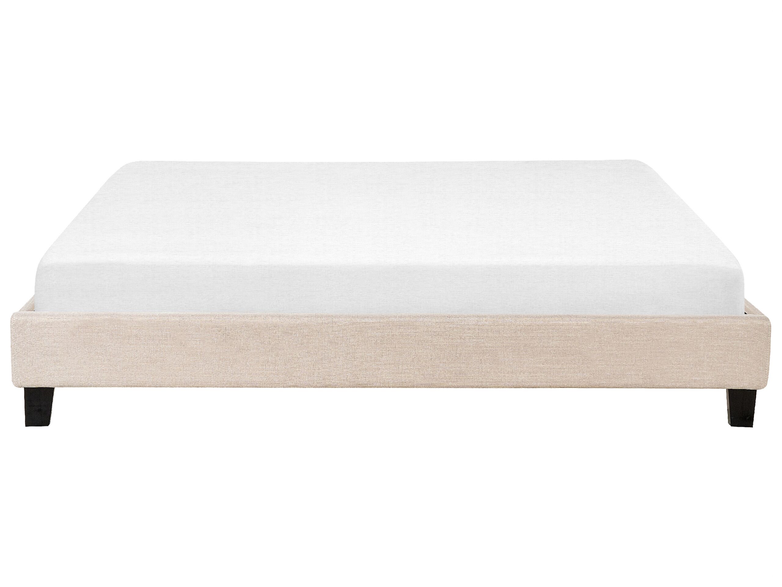 Letto senza testata Tessuto ROANNE 180 x 200 cm Beige - 5