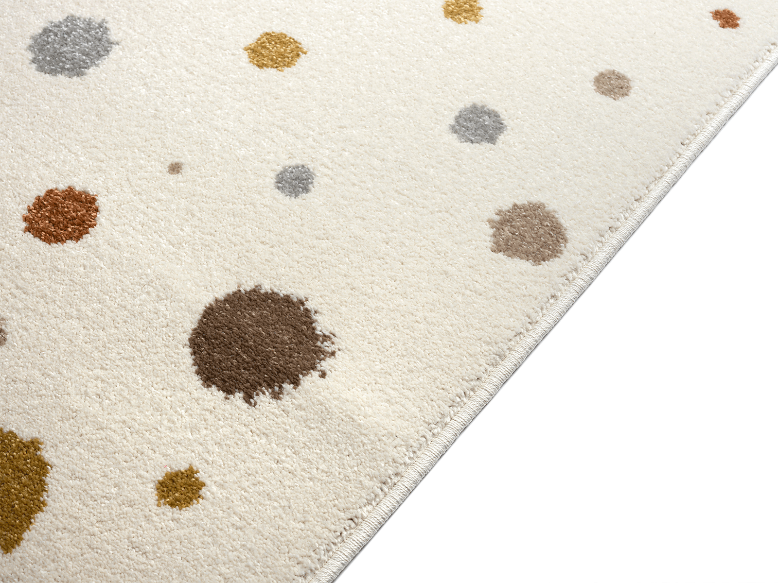the carpet Beat Kids Tapis Moderne et Doux pour Enfant, Facile d'entretien, Crème, 80 x 150 cm - 3