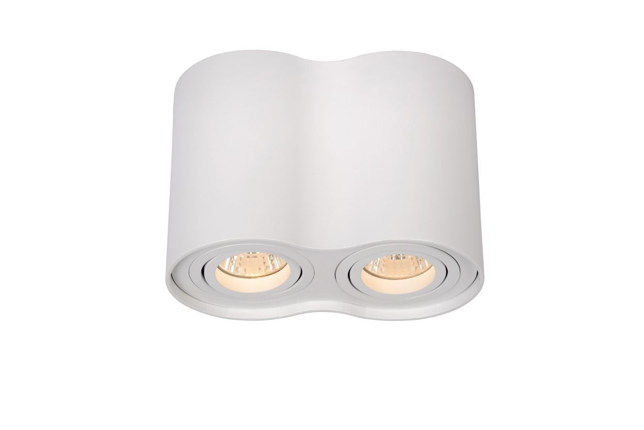 Spot plafond TUBE - Blanc - 2xGU10 (MR16) - Lucide - 6