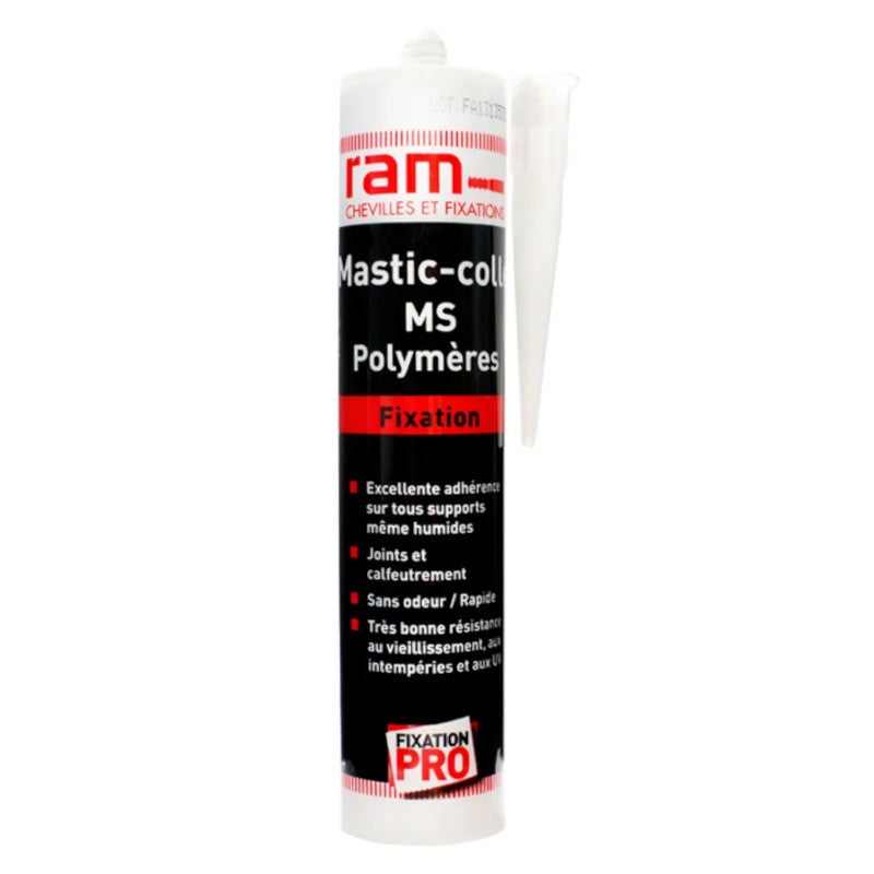 Cartouche mastic colle polymère RAM Gris 300ml — free download