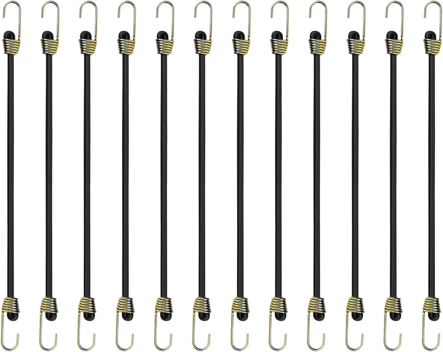 Sangle élastique Plate 3 M – Avec Crochets En Alliage – Réglable – Pour Bagages, Déménagement, Porte-vélo – Largeur 30 Mm