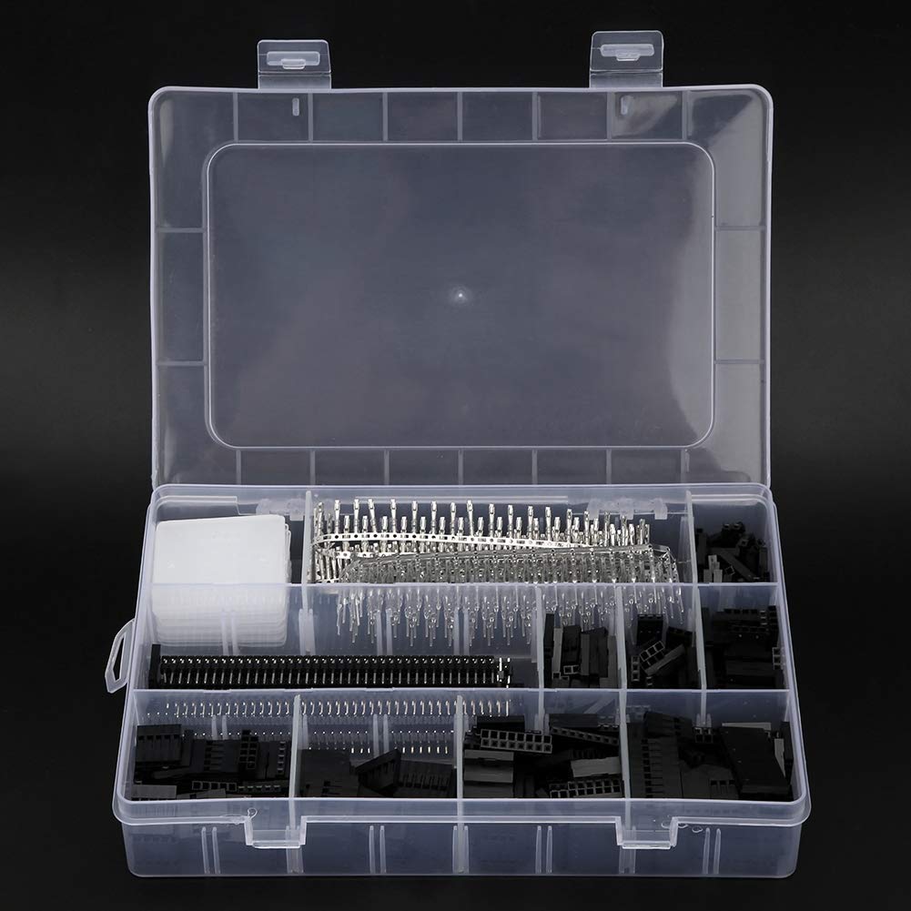 1450 pezzi 2,54 mm connettore elettronico maschio femmina kit connettore PCB accessorio industriale - 5