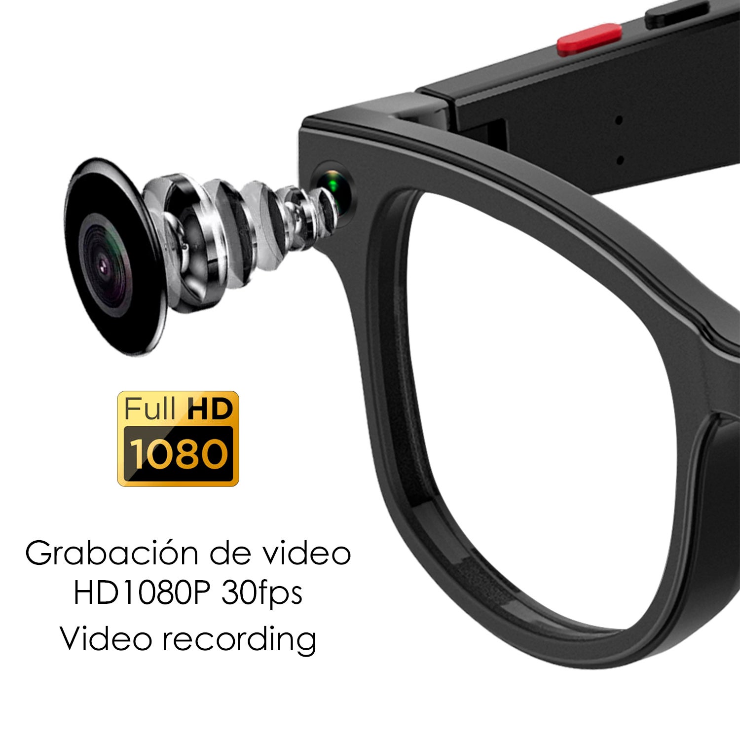 Gafas inteligentes G1 con IA y cámara 5 mpx. Traducción con IA, grabación  de video, reproducción de música. Con 3 tipos de lentes. | Leroy Merlin