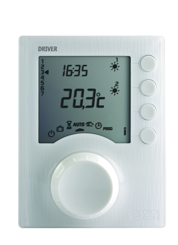Delta Dore - DRIVER 620 programmateur pour chauffage électrique fil pilote - 6050426