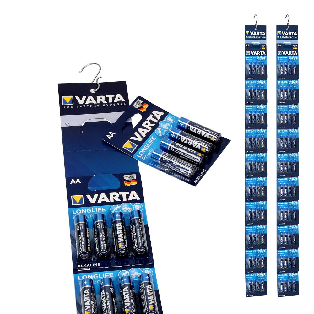 4 Piles LR06 AA VARTA High Energy - 2