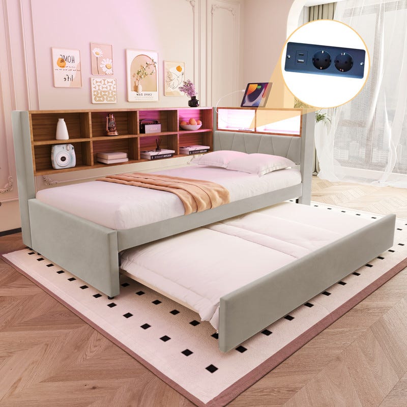 Divano Letto Matrimoniale Divani Letti 90x200cm, Letti Singolo