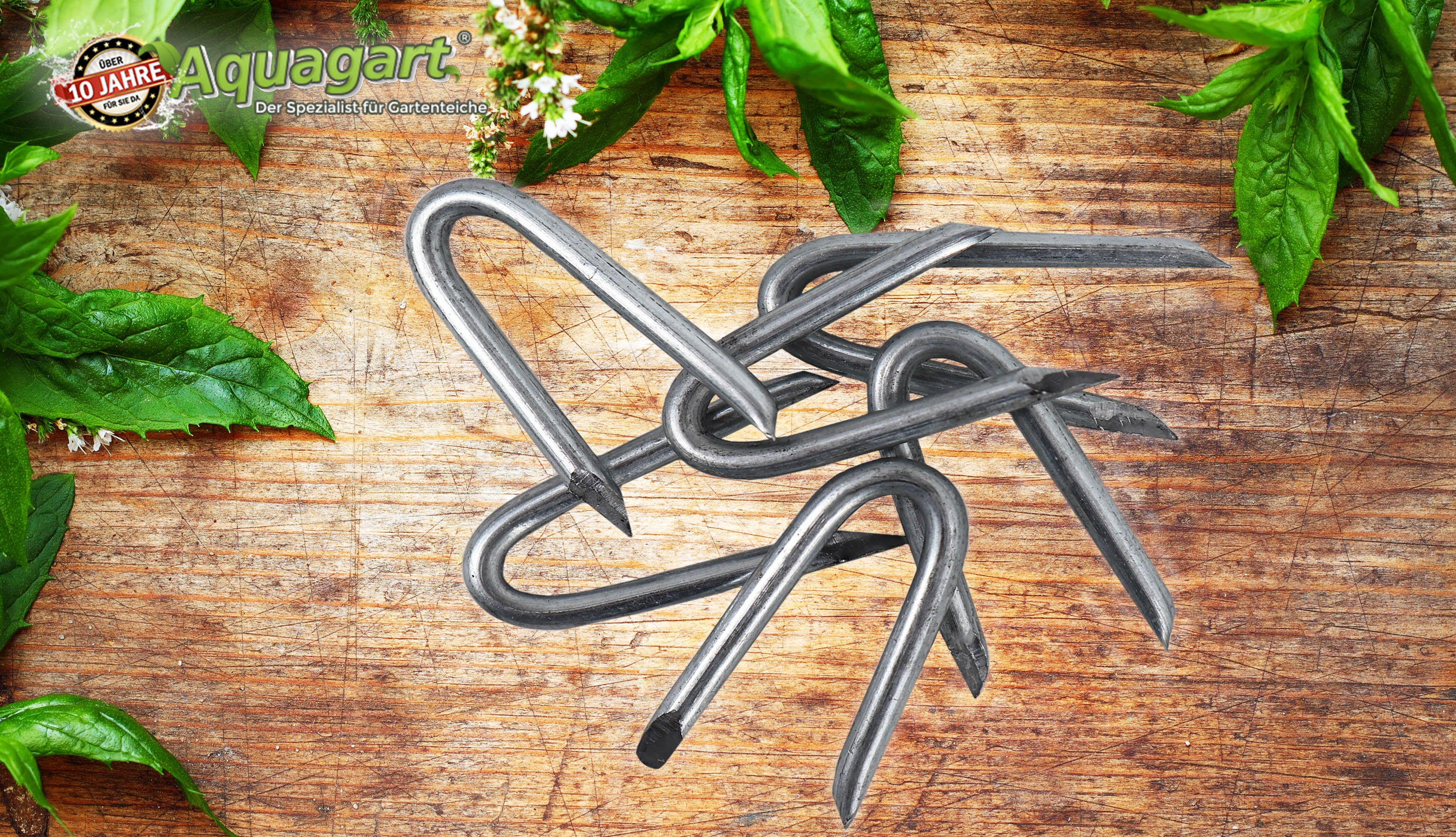 1 kg de crampons, boucles métalliques, clôture de protection contre la faune sauvage, clôture forestière, clôture - 4