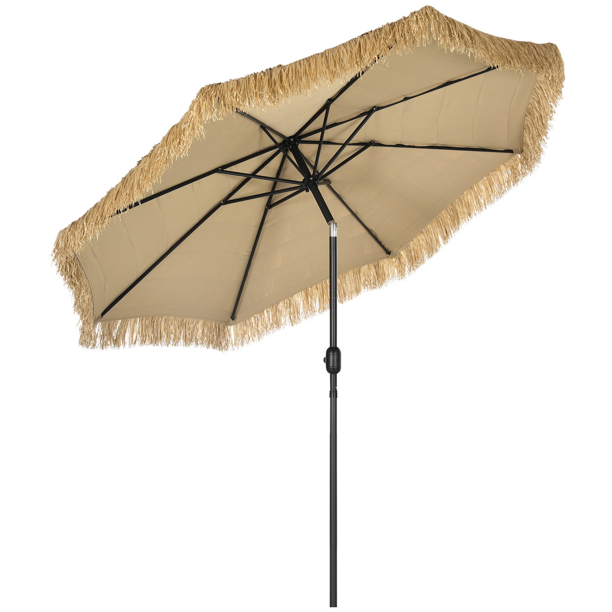 Umbrela Gradina Stil Hawaii Ø265 cm – cu Manivela